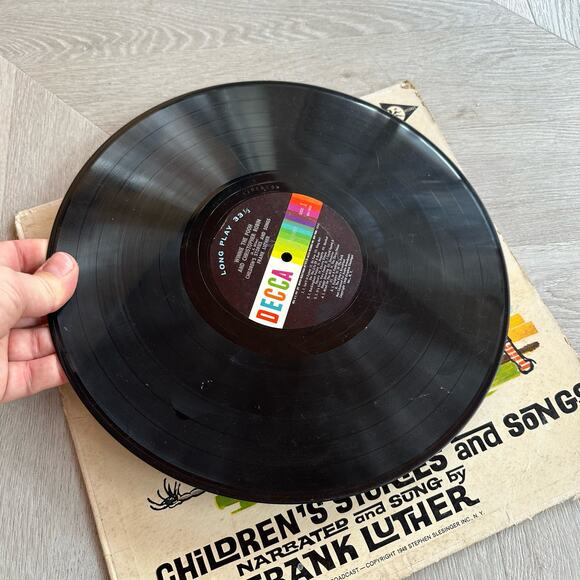 Winnie Pooh Christopher Robin Record Vinyl 1948 Frank Luther Decca Stories Songs - Picture 9 of 10